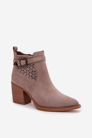Boty na podpatku model 224702 Step in style
