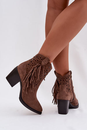Boty na podpatku model 224704 Step in style