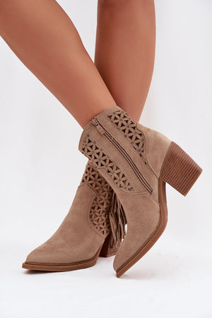 Boty na podpatku model 224705 Step in style