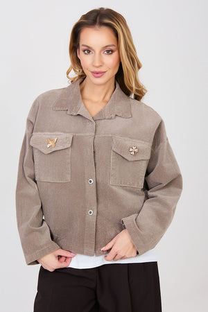 hřejivá kordová bunda model 224980 Rue Paris