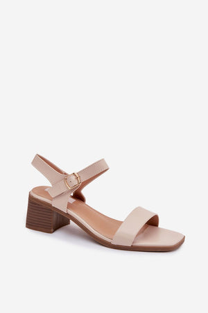 Sandály na podpatku model 225112 Step in style