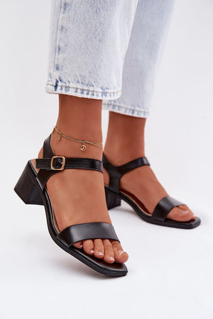 Sandály na podpatku model 225113 Step in style