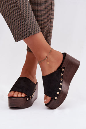 Bota na klínech model 225127 Step in style