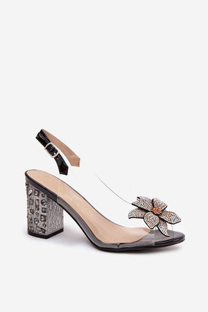 Sandály na podpatku model 225135 Step in style