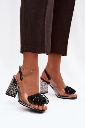 Sandály na podpatku model 225146 Step in style