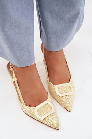 Sandály na podpatku model 225206 Step in style