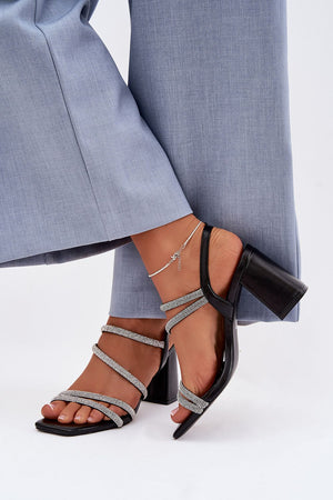 Sandály na podpatku model 225208 Step in style
