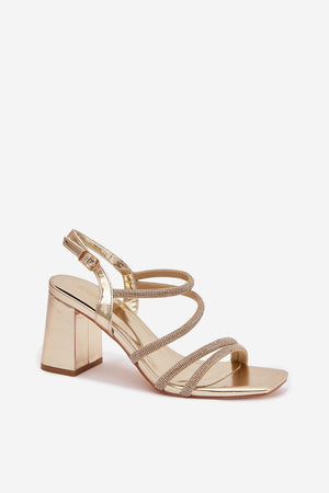 Sandály na podpatku model 225209 Step in style