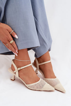 Sandály na podpatku model 225215 Step in style