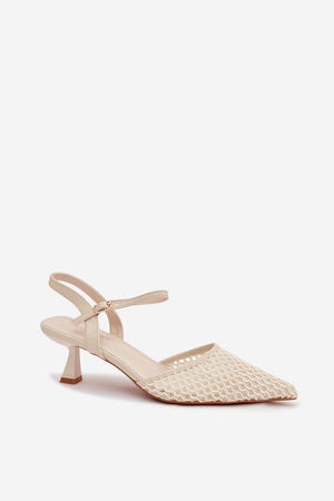 Sandály na podpatku model 225215 Step in style