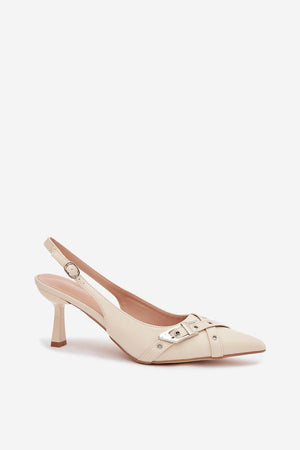 Sandály na podpatku model 225228 Step in style