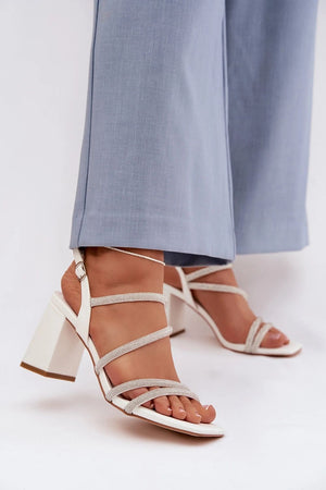 Sandály na podpatku model 225210 Step in style