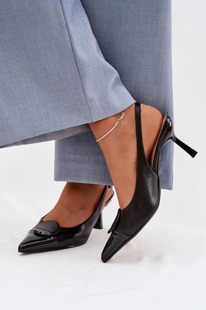 Sandály na podpatku model 225217 Step in style