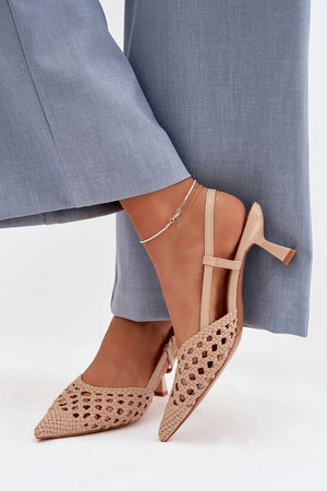 Sandály na podpatku model 225225 Step in style