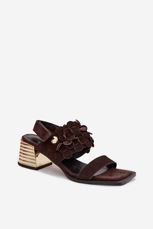 Sandály na podpatku model 225347 Step in style