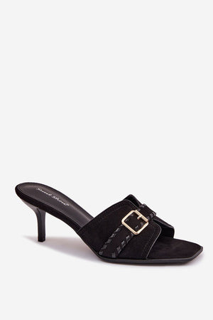 Klapky na podpatku model 225371 Step in style