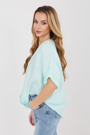 Košile s krátkým rukávem model 225511 Italy Moda