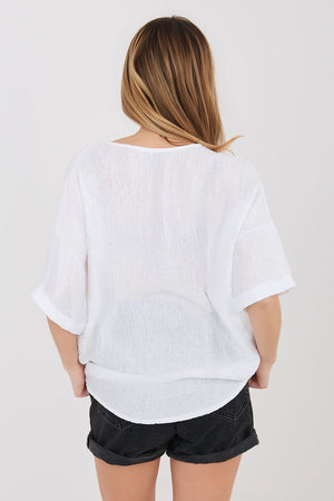 Košile s krátkým rukávem model 225512 Italy Moda