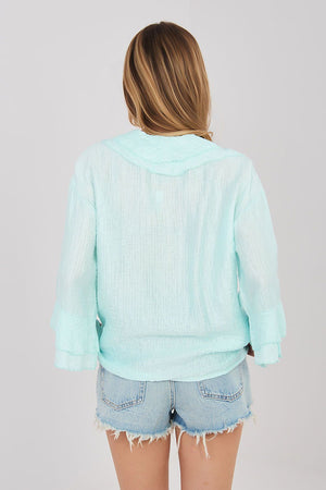 Košile s dlouhým rukávem model 225517 Italy Moda