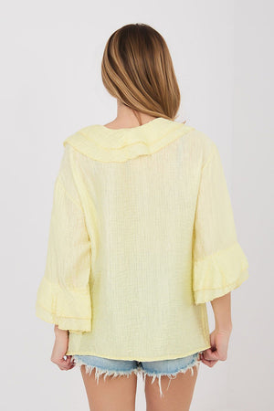 Košile s dlouhým rukávem model 225520 Italy Moda