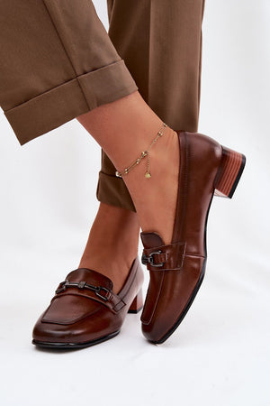 Polobotky na podpatku model 226084 Step in style