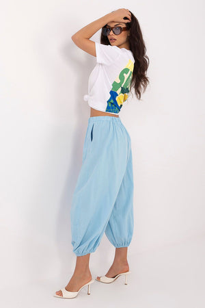Kordové kalhoty model 226230 Italy Moda