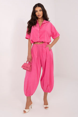 Kordové kalhoty model 226232 Italy Moda