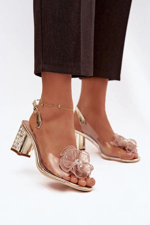 Sandály na podpatku model 226339 Step in style