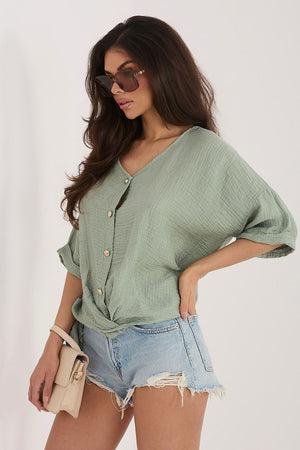 Košile s krátkým rukávem model 226470 Italy Moda