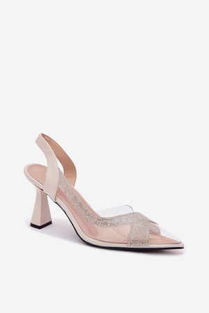 Sandály na podpatku model 226503 Step in style