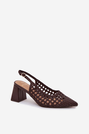 Sandály na podpatku model 226505 Step in style