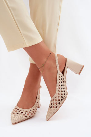 Sandály na podpatku model 226506 Step in style