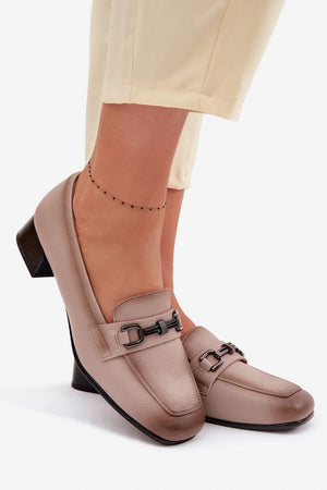 Polobotky na podpatku model 226492 Step in style