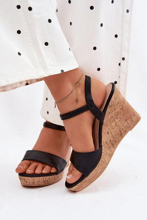 Sandály na podpatku model 226913 Step in style