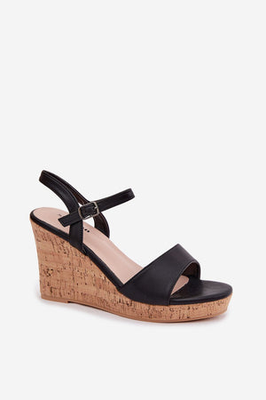 Sandály na podpatku model 226913 Step in style