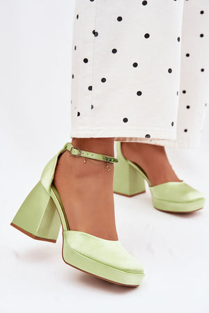Sandály na podpatku model 226914 Step in style