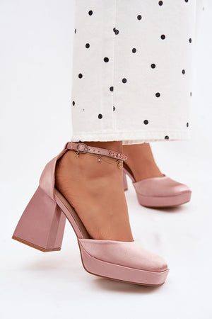 Sandály na podpatku model 226915 Step in style