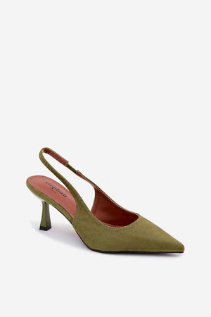 Sandály na podpatku model 226918 Step in style