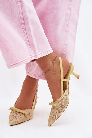Sandály na podpatku model 226926 Step in style