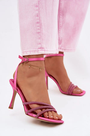Sandály na podpatku model 226921 Step in style