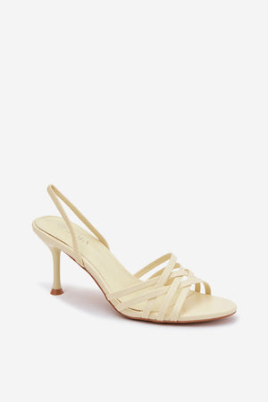 Sandály na podpatku model 227437 Step in style