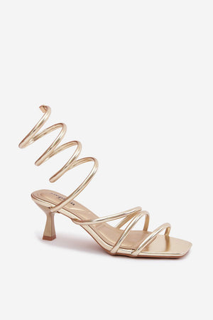 Sandály na podpatku model 227453 Step in style