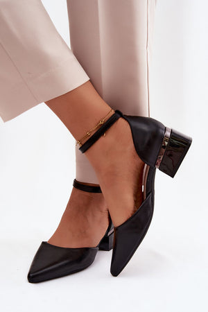 Lodičky na podpatku model 227803 Step in style
