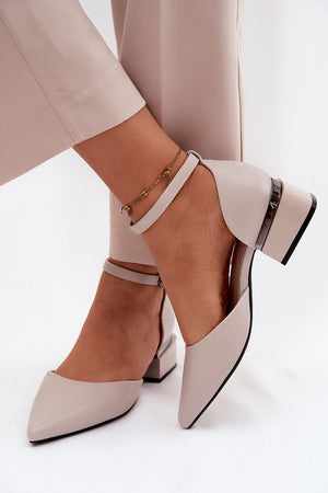 Lodičky na podpatku model 227804 Step in style