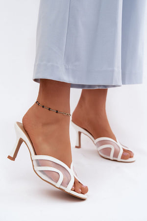 Klapky na podpatku model 227936 Step in style