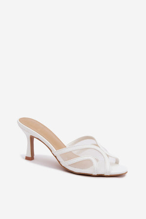 Klapky na podpatku model 227936 Step in style