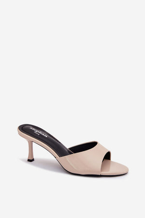 Klapky na podpatku model 227948 Step in style