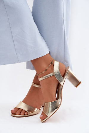 Sandály na podpatku model 228102 Step in style