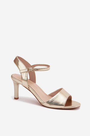 Sandály na podpatku model 228106 Step in style