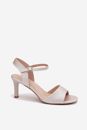 Sandály na podpatku model 228107 Step in style